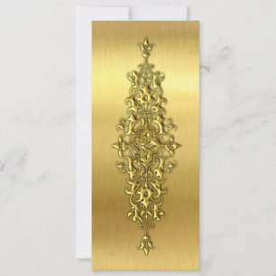 Cartes de Place Élégantes pour Mariage, Or