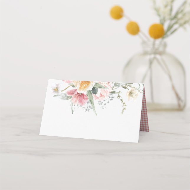 Cartes de Place Florales Tulip Spring (Devant)
