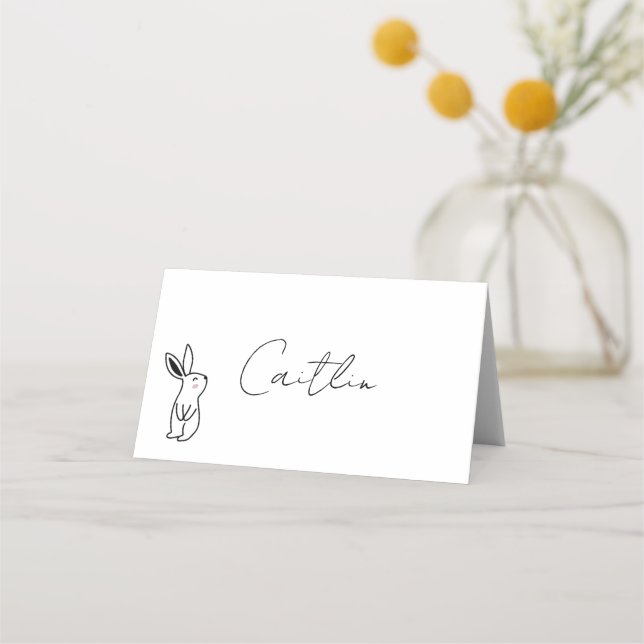 Cartes de Place Lapin Mignon (Devant)