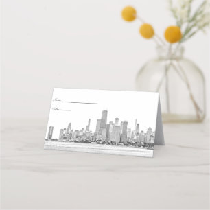 Cartes de place Skyline de Chicago