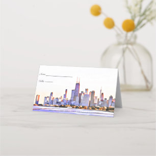Cartes de place Skyline de Chicago