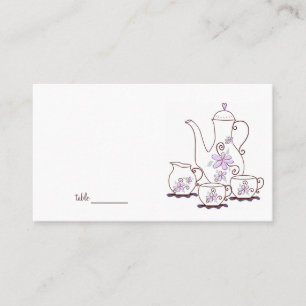 Cartes de Place Tea Party