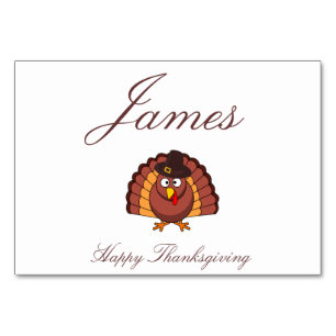 Cartes de Place Thanksgiving - Turquie Avec Casque