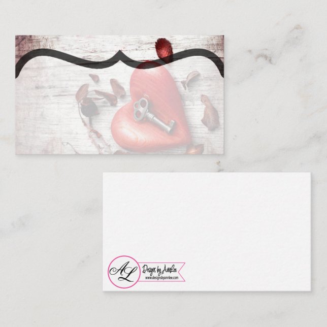 Cartes de place vierges Bois de campagne Clé de mo (Devant / Derrière)