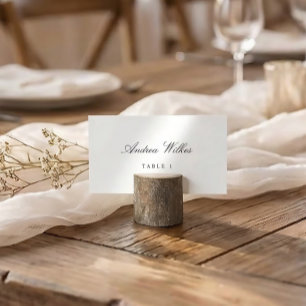 Cartes de Placement de Mariage Personnalisées Plat