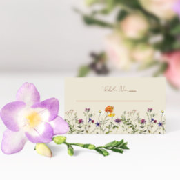 Cartes de placement de mariage pour jardin de fleu