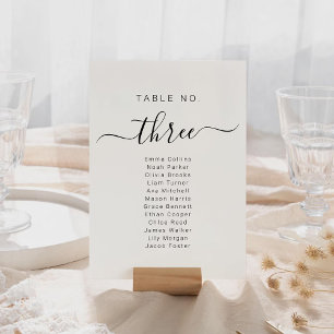 Cartes de Plan de Siège de Mariage Nom Plan de Siè