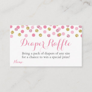 Cartes de plongée de Parties scintillant rose et o