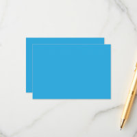 Cartes de pochette | Minimaliste Bleu – Touche Mod