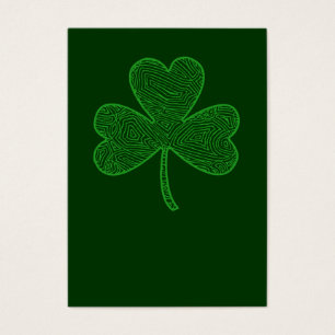 Cartes de portefeuille du jour de St Patrick de