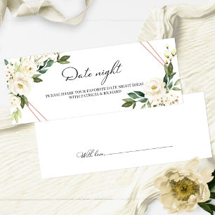 Cartes de pot floral verdoyant pour soirée de fian