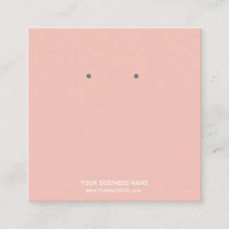 Cartes de Présentation de Boucles d'Oreilles de Bi