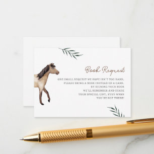 Cartes de présentation de livres sur les chevaux p