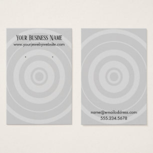Cartes de Présentation de Porte- Boucles d'Oreille