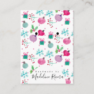 Cartes de présentation pour boucles d'oreilles art