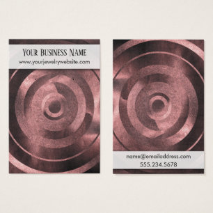 Cartes de présentation pour boucles d'oreilles ave