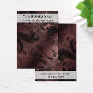 Cartes de présentation pour boucles d'oreilles en