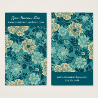 Cartes de présentation pour boucles d'oreilles flo