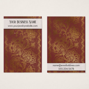 Cartes de présentation pour supports de boucles d'
