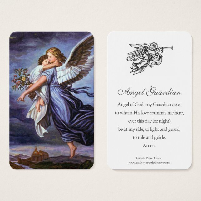 Cartes de prière | Ange du Seigneur (Devant & derrière)