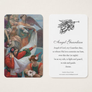Cartes de prière   Angels descendant
