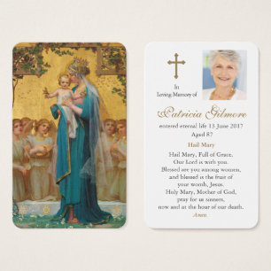 Cartes de prière Madonna & Child