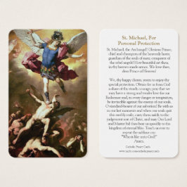 Cartes de prière | St. Michael 1