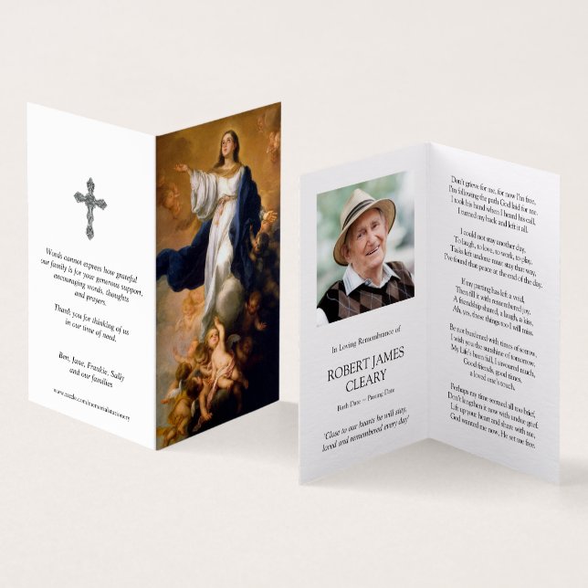 Cartes de prières catholiques | Hypothèse 1 (Inside and Outside)