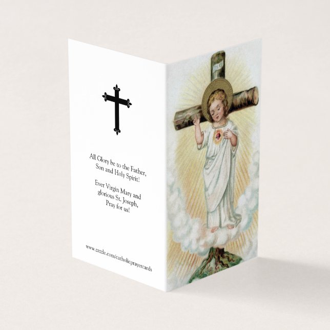 Cartes de prières catholiques | Père de l'éternité (Extérieur)
