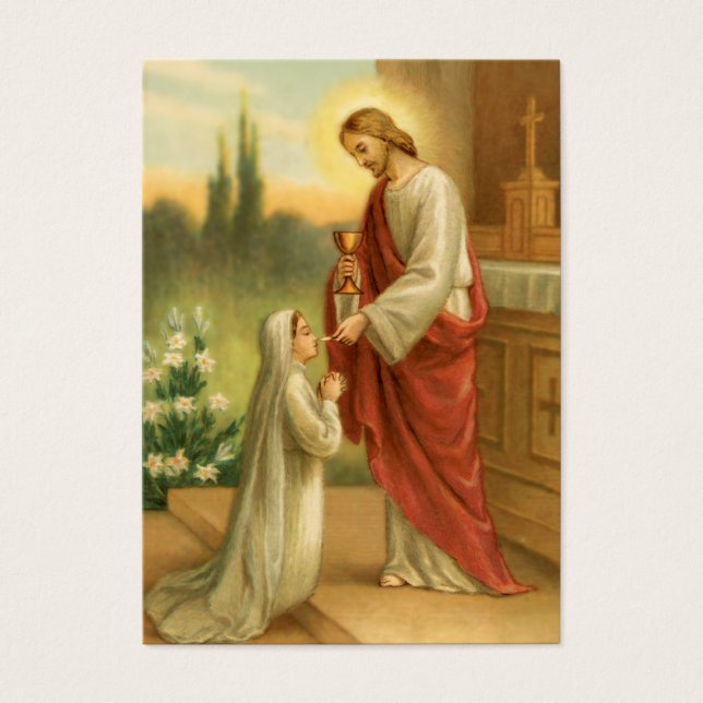 Cartes de prières : L'Eucharistie en toutes choses (Devant)