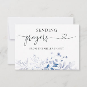 Cartes de prières personnalisées avec enveloppes