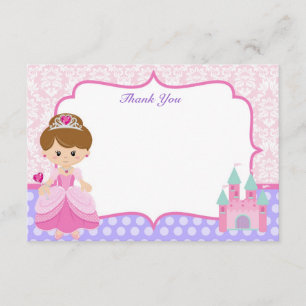 Cartes de princesse Merci