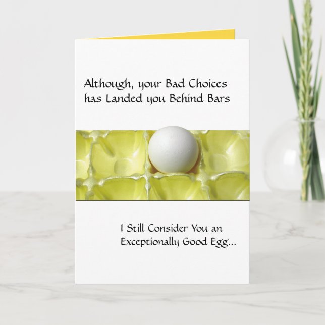 Cartes de prison - bon oeuf (Devant)