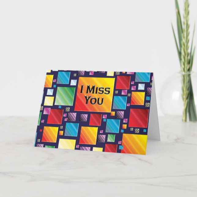 Cartes de prison - Miss You (Devant)