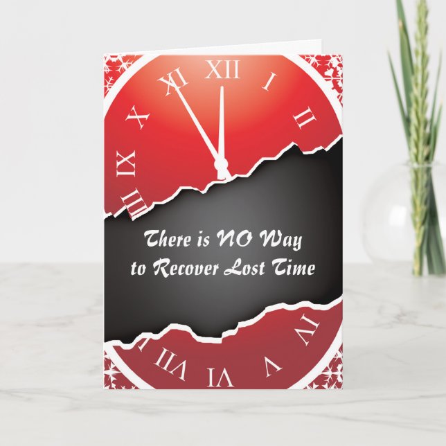 Cartes de prison - récupération du temps (Devant)