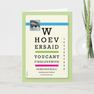 Cartes de prison - yeux vérifiés