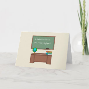 Cartes de professeur de Merci