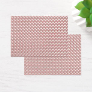 Cartes de profil à motif rouge Géométrique minim
