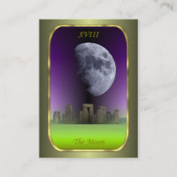 Cartes de profil de tarot - la lune