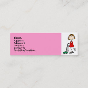 Cartes de profil de Vacumming de maman