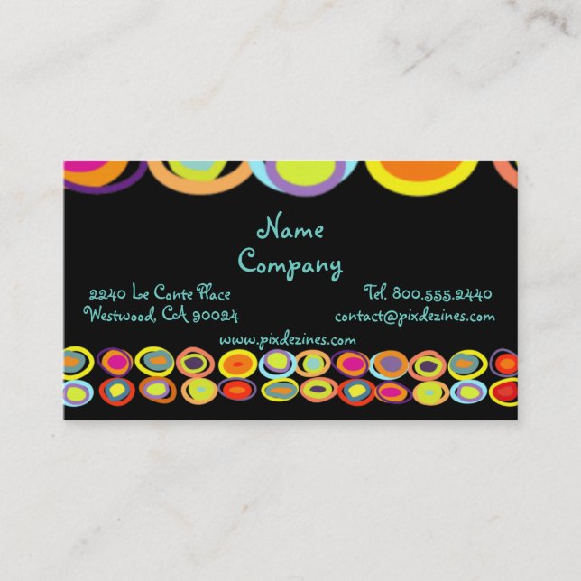 Cartes de profil des oeufs, formes organiques colo (Devant)