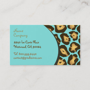 Cartes de profil Retro Animal motif