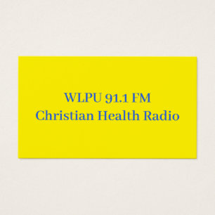 Cartes de promo WLPU 91.1 FM