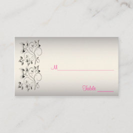 Cartes de puces rose, noire et argent