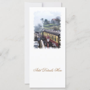 CARTES DE RACK DES TRAINS À VAPEUR