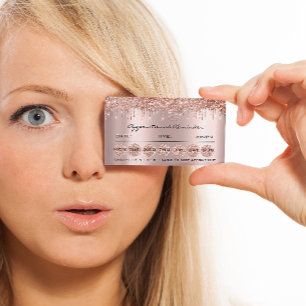 Cartes de rappel de rendez-vous Maquillage Cils On