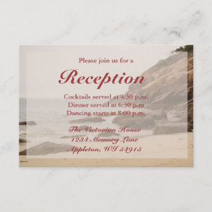 Cartes de Réception de Mariage sur la Plage - Plag
