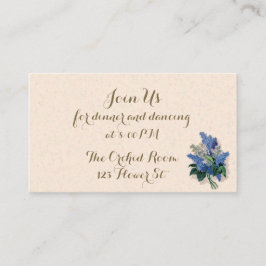 Cartes De Réception Lilacs vintages