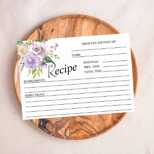 Cartes de recette de Fêtes des mariées florales po