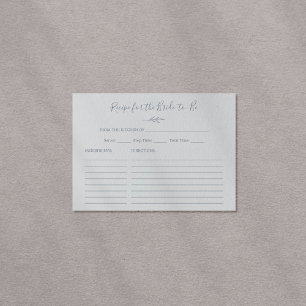 Cartes de recette pour Fête des mariées bleue à fe